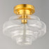 Maxim Harbor 1 Light Flush Mount Model: 11120CLBK
