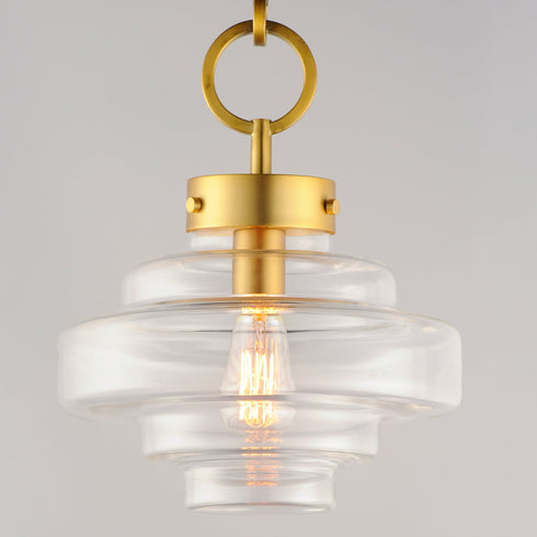 Maxim Harbor 1 Light Pendant Model: 11122CLBK