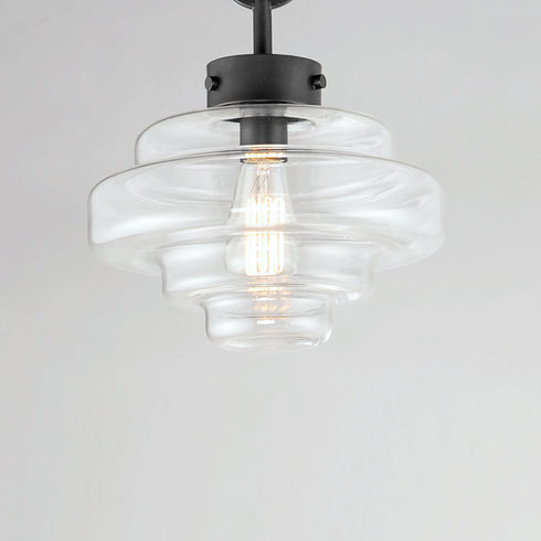 Maxim Harbor 1 Light Pendant Model: 11122CLBK