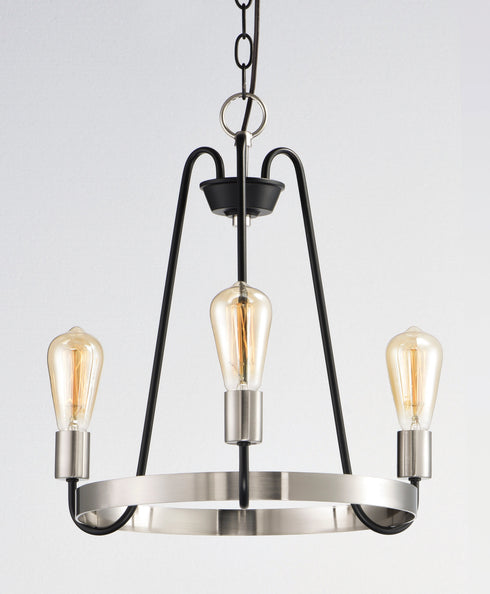 Maxim Haven Single Tier Chandelier Model: 11733BKSN