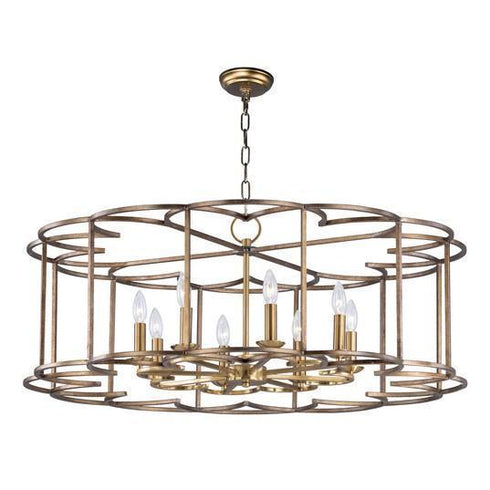 Maxim Helix Single Tier Chandelier Model: 24734BZF