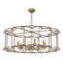 Maxim Helix Single Tier Chandelier Model: 24734BZF