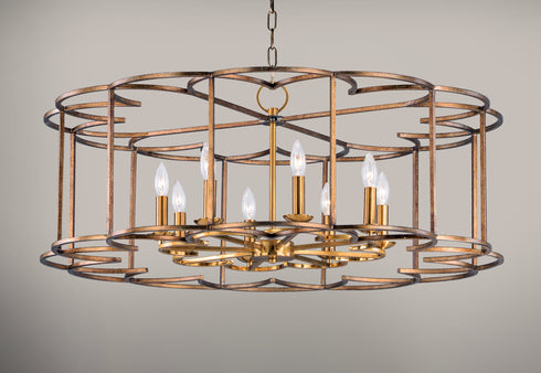 Maxim Helix Single Tier Chandelier Model: 24734BZF