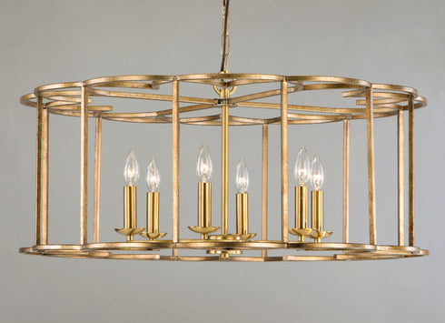 Maxim Helix Single Tier Chandelier Model: 24735BZF