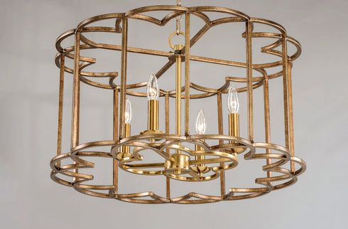 Maxim Helix Single Tier Chandelier Model: 24736BZF