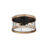 Maxim Homestead 15 Inch Semi Flush Mount Model: 12510DWBK