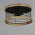 Maxim Homestead 15 Inch Semi Flush Mount Model: 12510DWBK