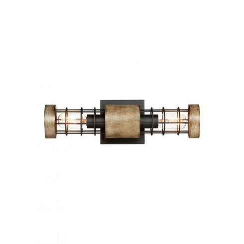 Maxim Homestead 18 Inch 2 Light Wall Sconce Model: 12512DWBK