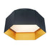 Maxim Honeycomb 1 Light LED Flush Mount Model: 30330BKGLD