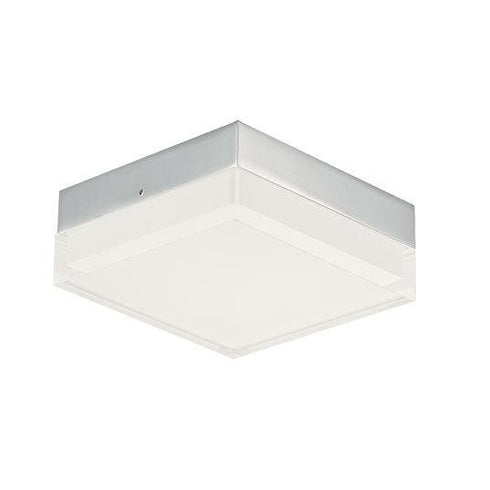 Maxim Illuminaire II 4.5"sq LED Flush Mount 3000k Model: 57686CLFTSN