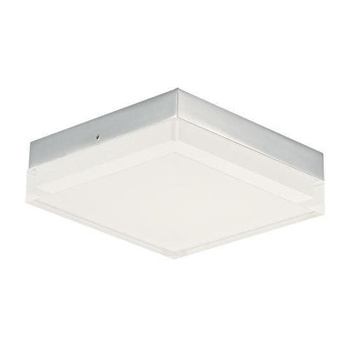 Maxim Illuminaire II 6.5"sq LED Flush Mount 3000k Model: 57687CLFTSN