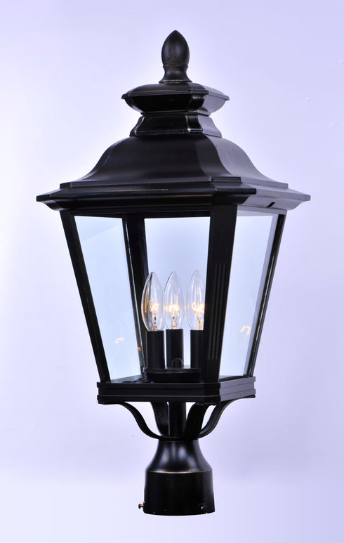 Maxim Knoxville Outdoor Pol Post Mount Model: 1131CLBZ