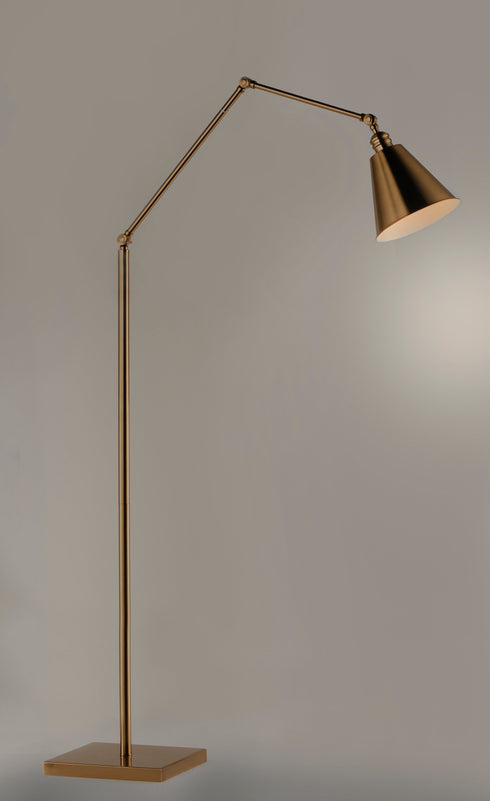 Maxim Library 1 Light Floor Lamp Model: 12228PN