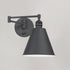 Maxim Library 1 Light Wall Sconce Horizontal Swing Model: 12220BK
