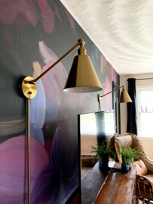Maxim Library 1 Light Wall Sconce Model: 12222BK