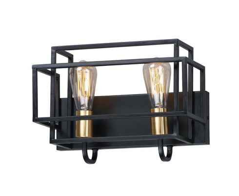 Maxim Liner 2 Light Bath Vanity Model: 10242BKSBR