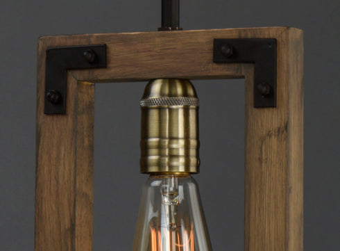 Maxim Lodge 1 Light Pendant Model: 20331WOBZ