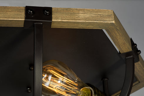 Maxim Lodge Flush Mount Model: 20330WOBZ