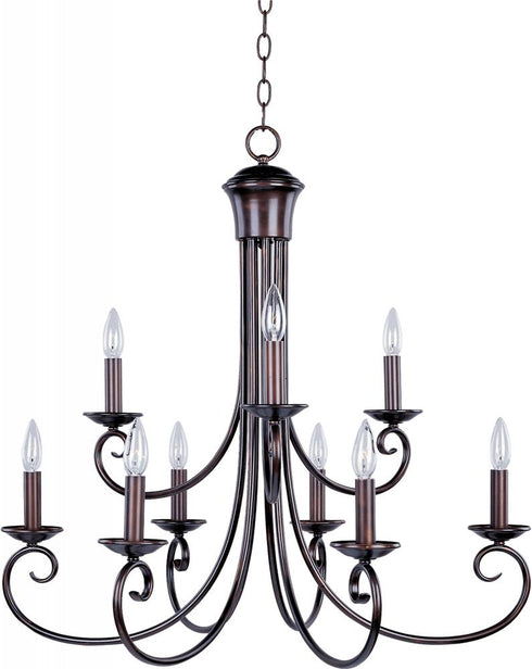 Maxim Loft 9 Light Chandelier Model: 70006OI