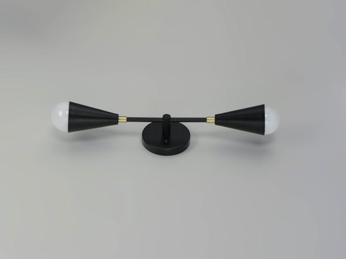 Maxim Lovell 2 Light Wall Sconce Model: 11262BKSBR