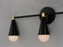 Maxim Lovell 3 Light Bath Vanity Model: 11263BKSBR