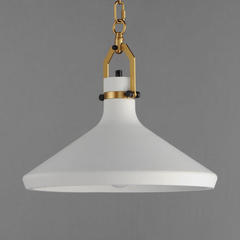 Maxim Lumi Single Pendant Model: 12386WTSBR