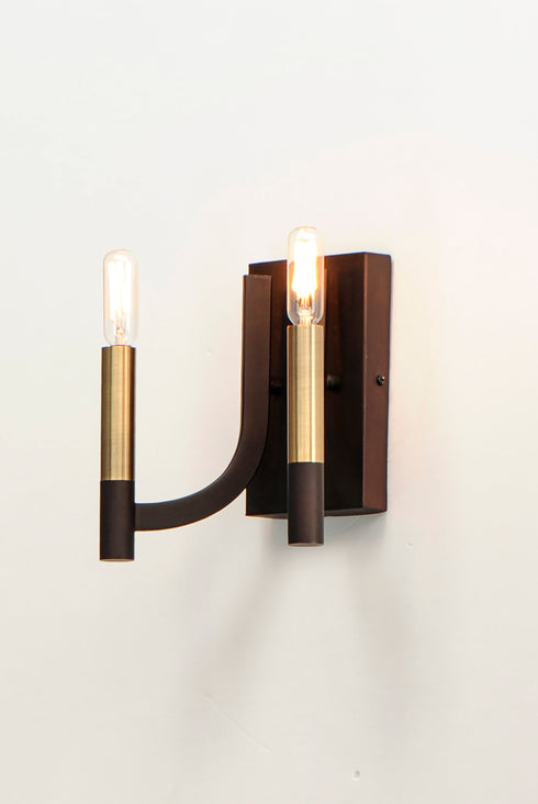 Maxim Lyndon 2 Light Wall Sconce Model: 21522BZAB