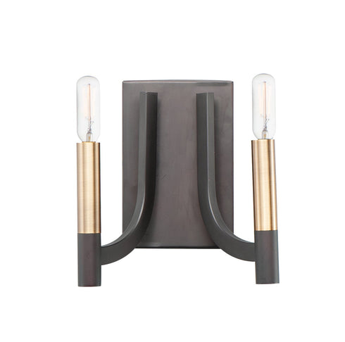 Maxim Lyndon 2 Light Wall Sconce Model: 21522BZAB
