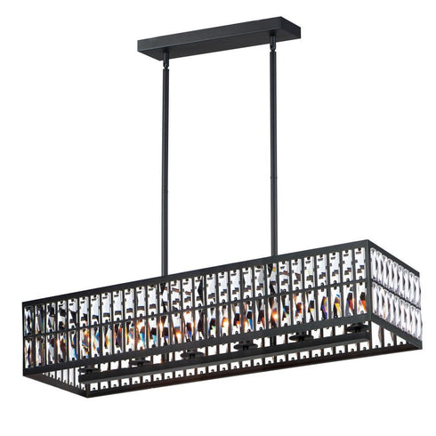 Maxim Madeline 10 Light Linear Pendant Model: 21817BCBK
