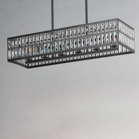 Maxim Madeline 10 Light Linear Pendant Model: 21817BCBK
