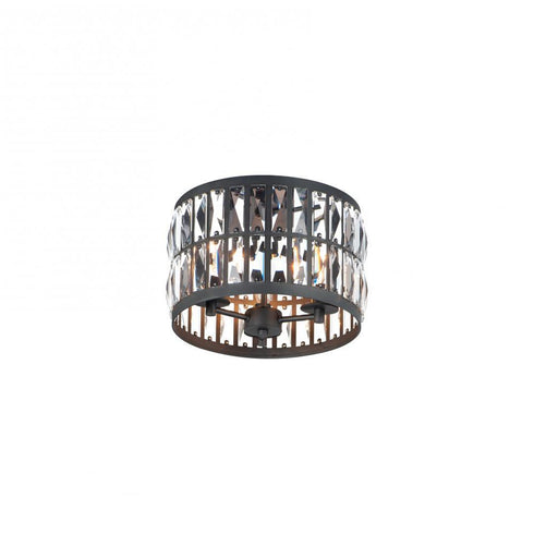 Maxim Madeline 3 Light Flush Mount Model: 21810BCBK