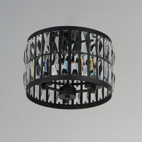 Maxim Madeline 3 Light Flush Mount Model: 21810BCBK