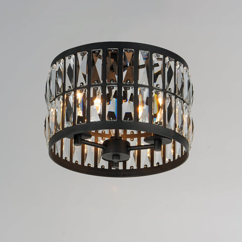 Maxim Madeline 3 Light Flush Mount Model: 21810BCBK