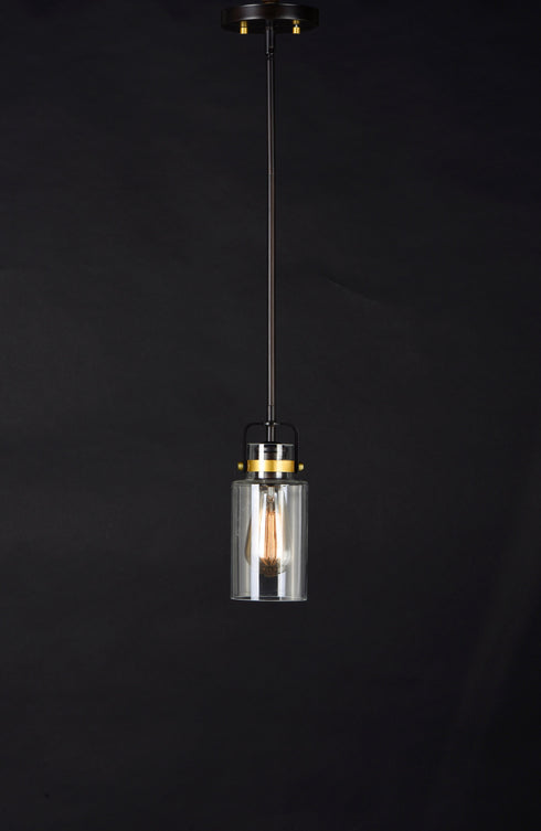Maxim Magnolia 1 Light Mini Pendant Model: 91070CLBZGLD