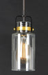 Maxim Magnolia 1 Light Mini Pendant Model: 91070CLBZGLD