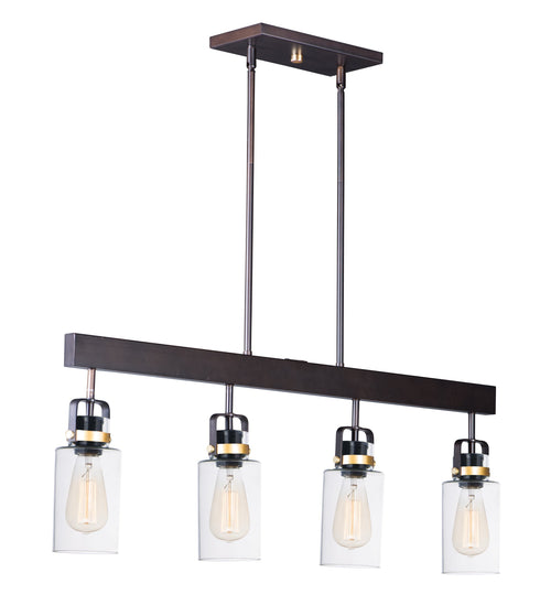 Maxim Magnolia Linear Pendant Model: 30176CLBZGLD