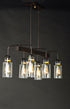 Maxim Magnolia Linear Pendant Model: 30177CLBZGLD