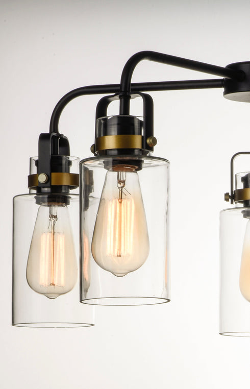 Maxim Magnolia Multi Light Pendant Model: 30175CLBZGLD