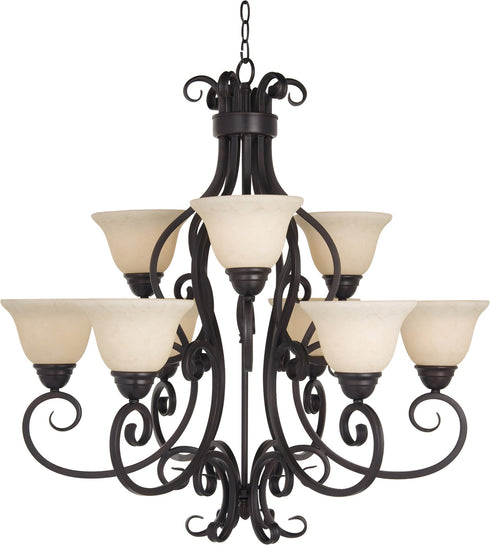 Maxim Manor Multi Tier Chandelier Model: 12207FIOI