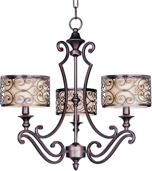 Maxim Mondrian Single Tier Chandelier Model: 21153WHUB