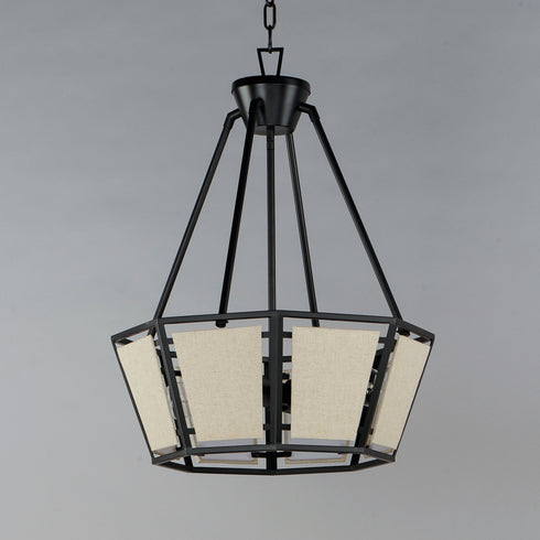 Maxim Montauk 4 Light Chandelier Model: 20265CVBK