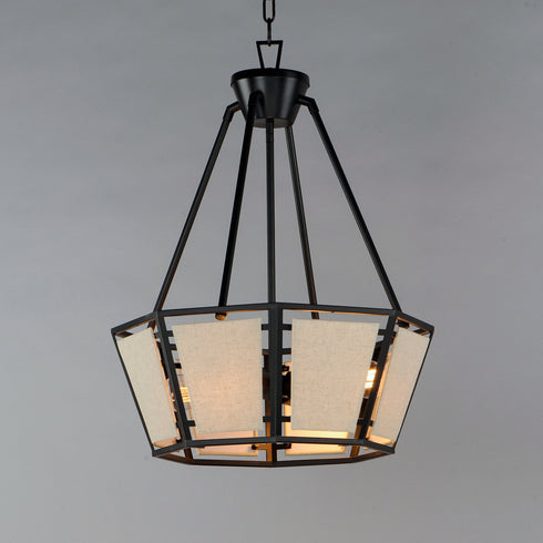 Maxim Montauk 4 Light Chandelier Model: 20265CVBK