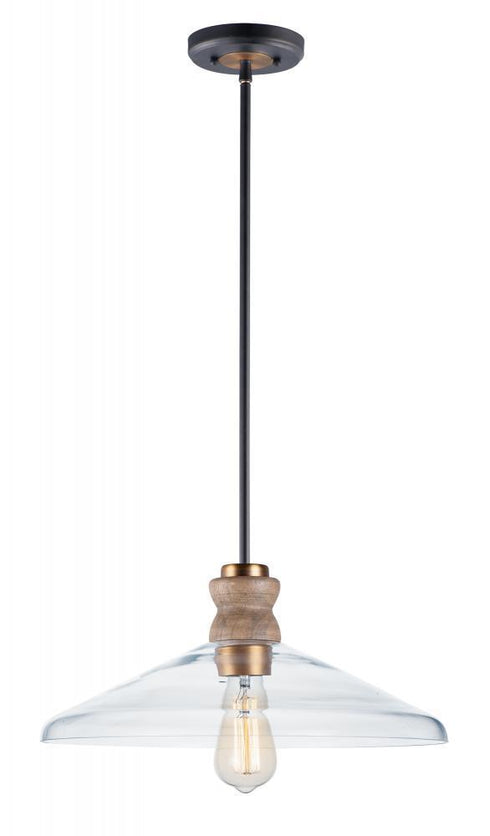 Maxim Nelson 1 Light Pendant Model: 10100CLWOAB