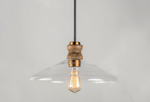 Maxim Nelson 1 Light Pendant Model: 10100CLWOAB