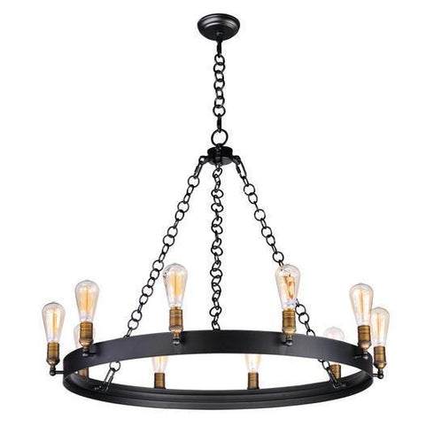 Maxim Noble Chandelier Model: 26275BKNAB/BUI