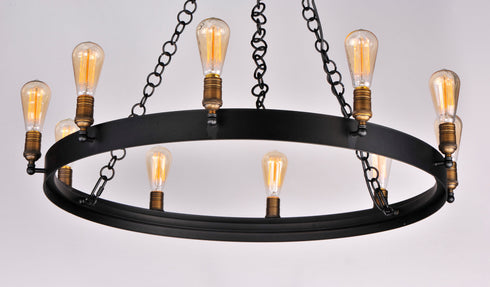 Maxim Noble Chandelier Model: 26275BKNAB/BUI