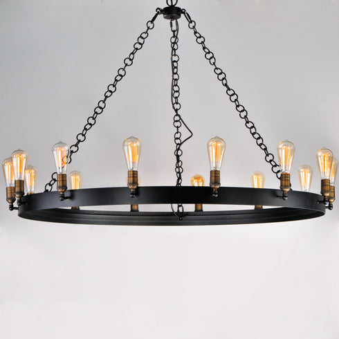 Maxim Noble Chandelier Model: 26276BKNAB/BUI