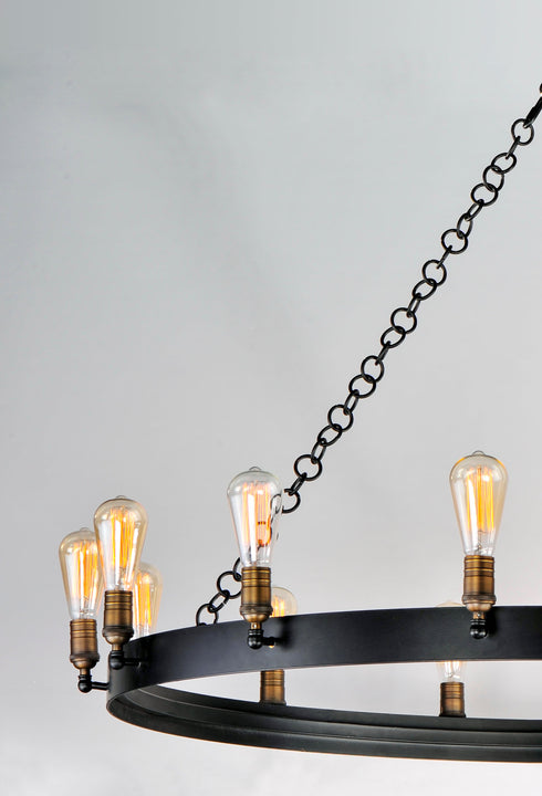 Maxim Noble Chandelier Model: 26276BKNAB/BUI