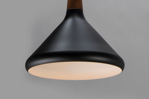 Maxim Nordic 1 Light Pendant Model: 11350WNBK