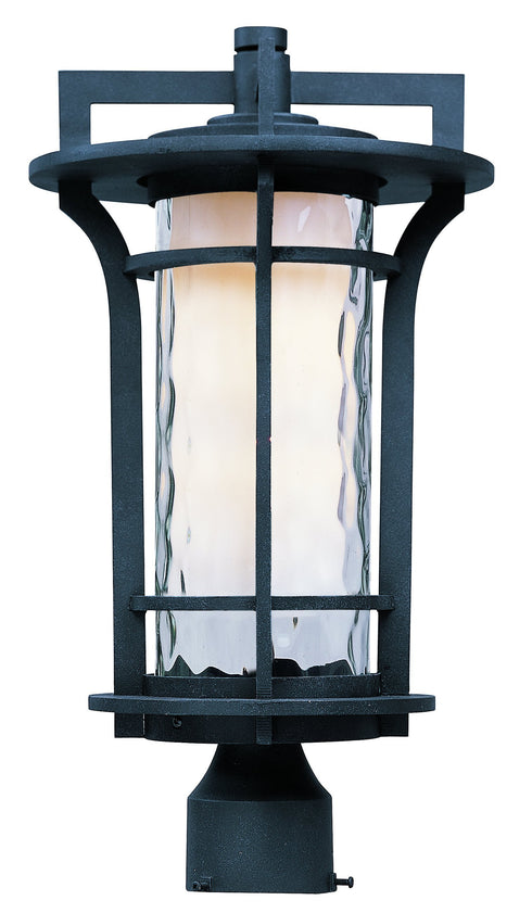 Maxim Oakville LED E26 Oakville LED 1 Light Outdoor Pole/Post Lantern Model: 65780WGBO